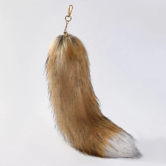 Tashanger - Chiave da parete - Coda realistica di gatto - 40cm , coda decorativa