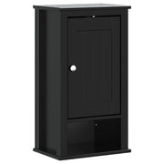 Mobile da Bagno | Armadio da bagno a Muro BERG Nero 40x27x71,5 cm Massello Pino