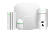 Ajax Kit Allarme Hub Motioncam DoorProtect Cam Plus Hdr Bianco