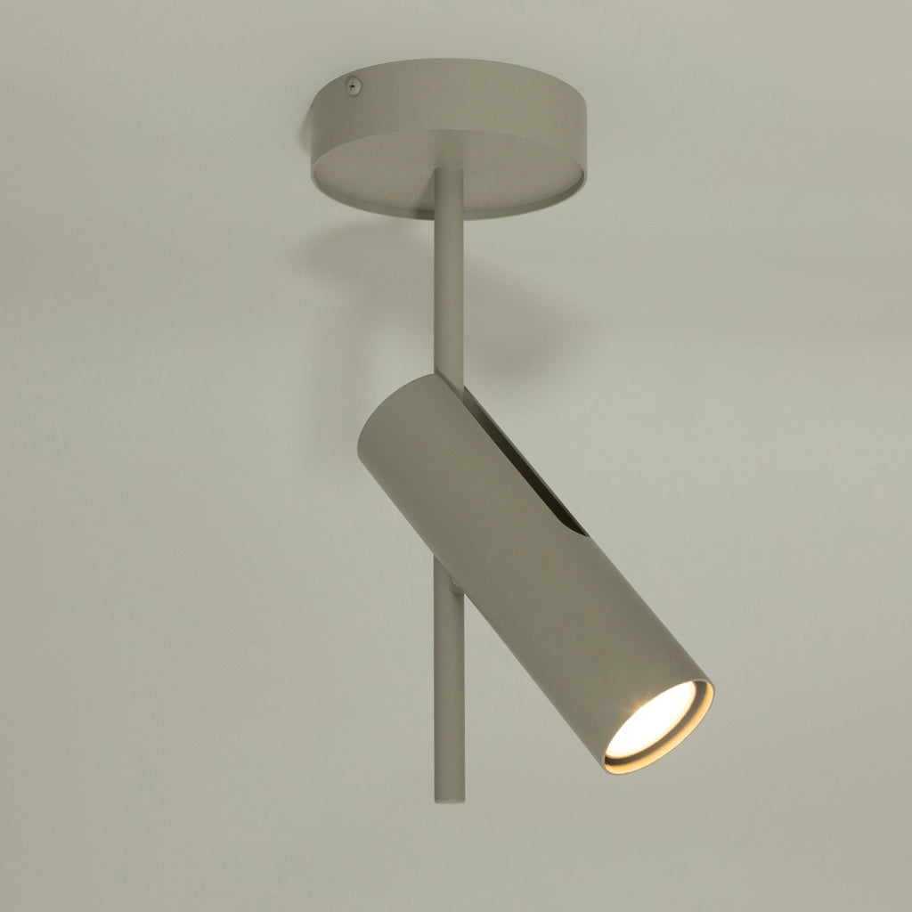 Sigma LEDA plafoniera rotonda grigio-beige 1xGU10 orientabile