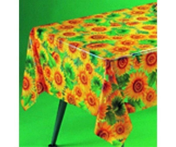 Blinky Tovaglia Trasparente Girasoli Fantasia 1.2x30mt