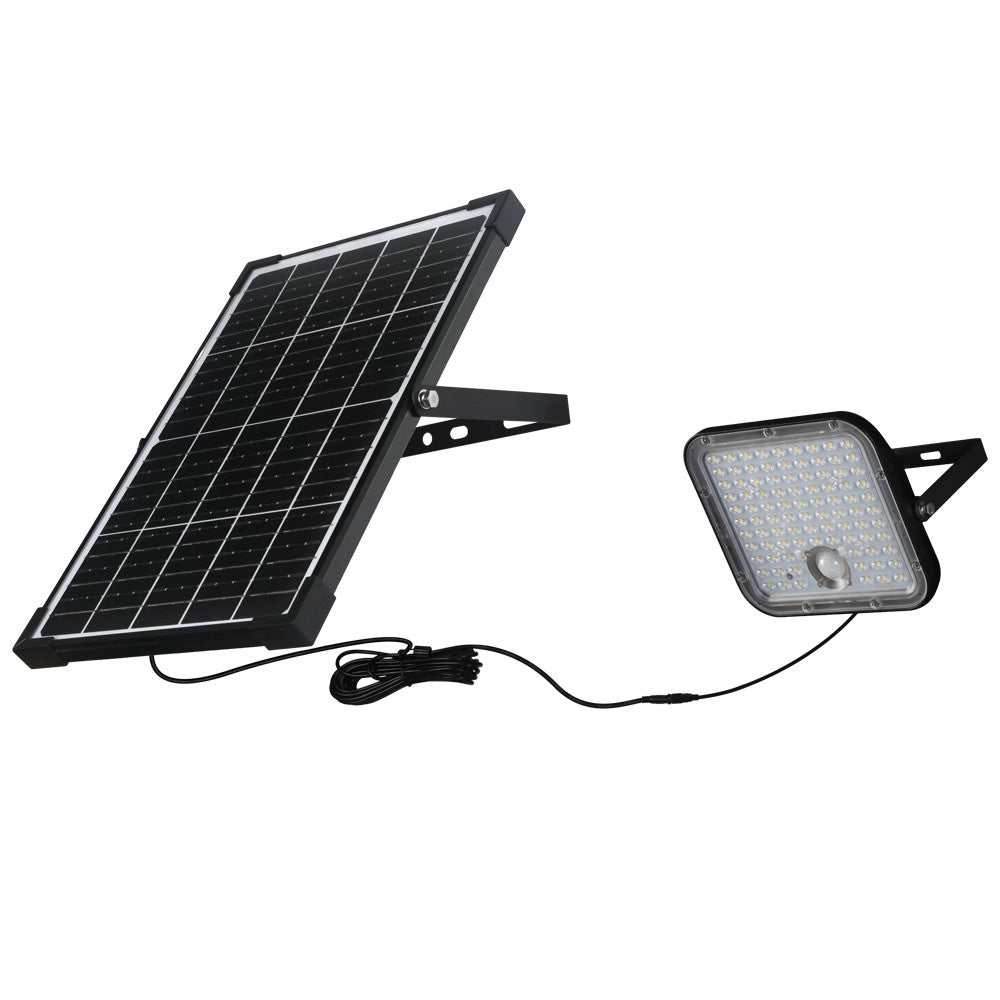 TECHNO Proiettore Faro Solare Led 4800 Lm Con Pannello Separato