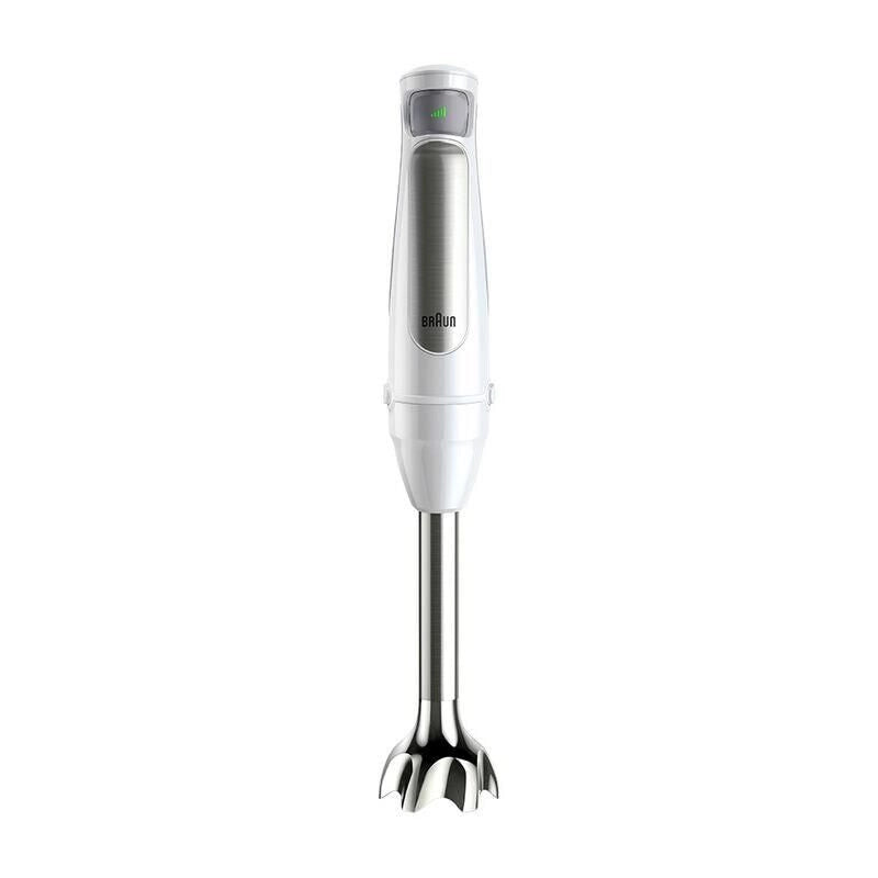 Braun MQ7035IW MultiQuick 7 Frullatore ad immersione 1000W PowerBell Vplus tritatutto 0,5L bicchiere 0,6L frusta colore Bianco
