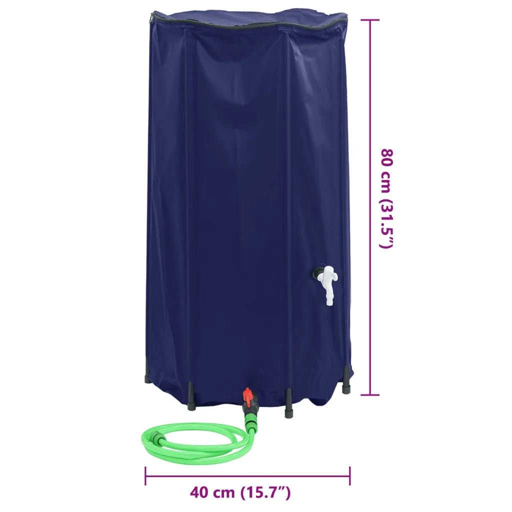 Serbatoio Acqua con Rubinetto Pieghevole 100 L in PVC CFW6841998