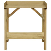 Tavolo da Lavoro da Giardino in Legno Impregnato 75x40x90cm 45302