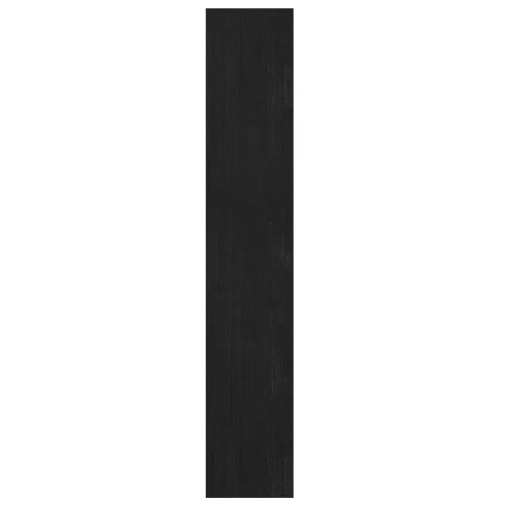 Libreria/Divisorio Nero 100x30x167,5 cm in Legno di Pino 808227