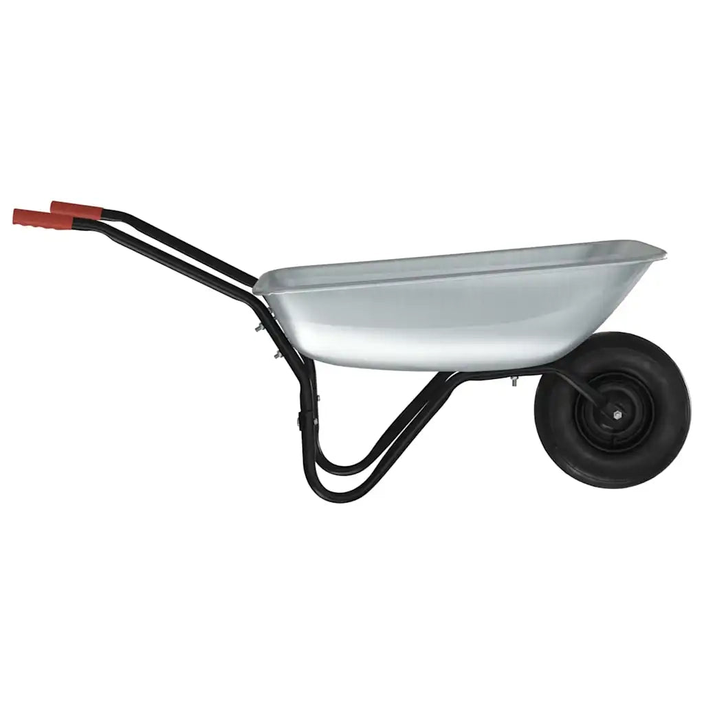 Carriole Argento e Nero 133 x 62,5 x 58 cm Acciaio CFW2654703
