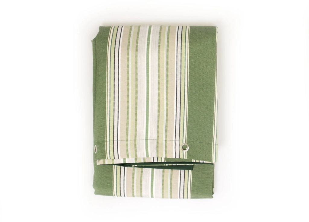 Tenda Da Sole A Caduta UV Per Esterno Balcone Casa Telo Ombra Modello Riga Fine - 145x350 - Verde