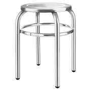 Sgabello in acciaio inox diametro 29 cm 14_0003762