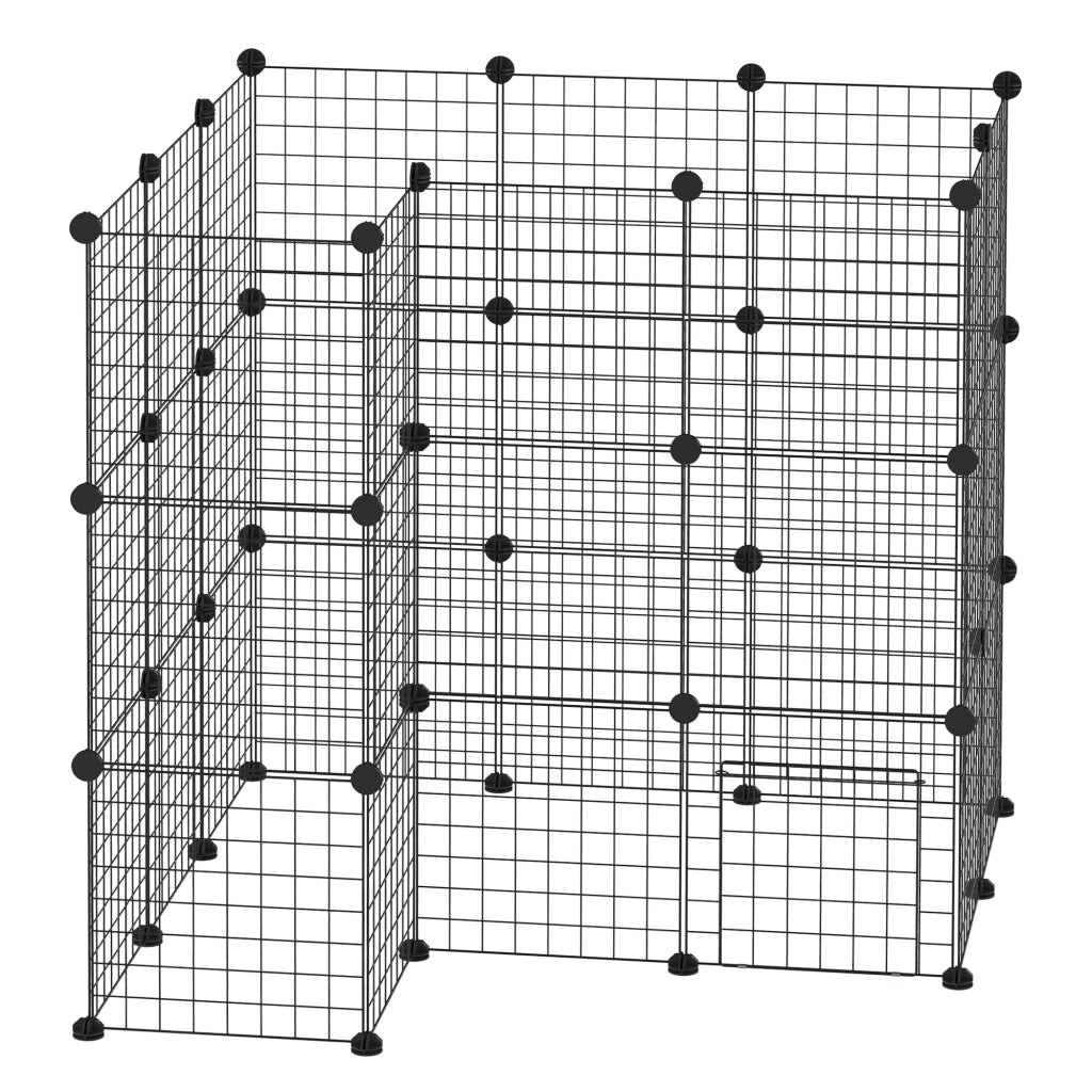 Recinto per Animali Domestici ¨C Zephmum ¨C Nero 146x73x73cm
