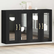 Armadi da Parete 2 pcs Rovere Nero 69,5 x 34 x 90 cm 3334319