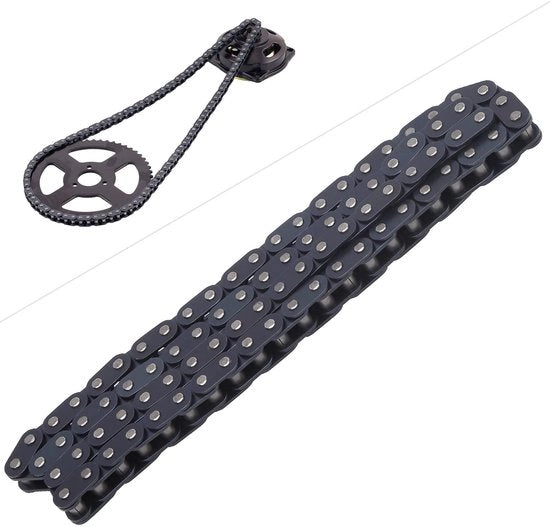 Catenaria T8F resistente allo sforzo - Sostituzione catenaria - Motore a croce mini - Quad ATV - 47cc/49cc - Motociclette a casco - Catenaria motociclistica