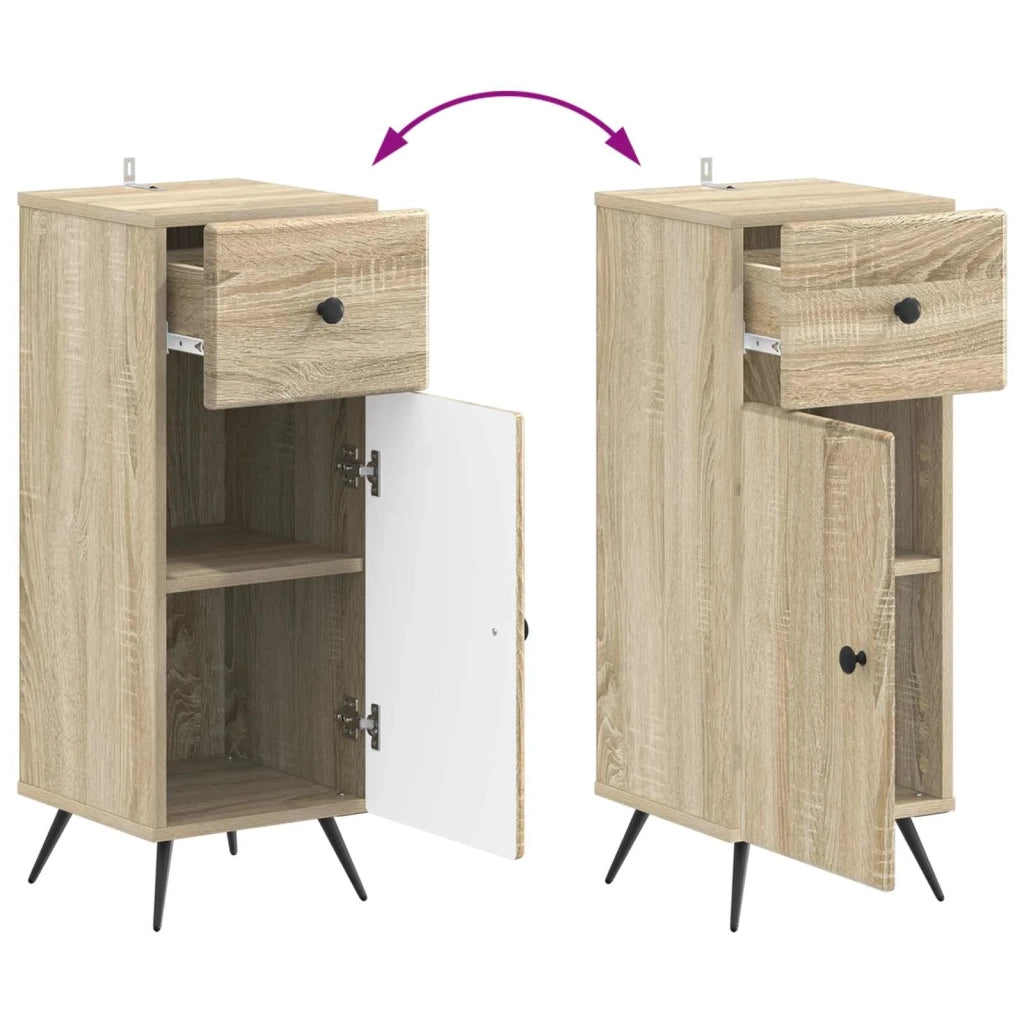 Mobiletto da Bagno BREDA Rovere Sonoma 30 x 31 x 80 cm 897487