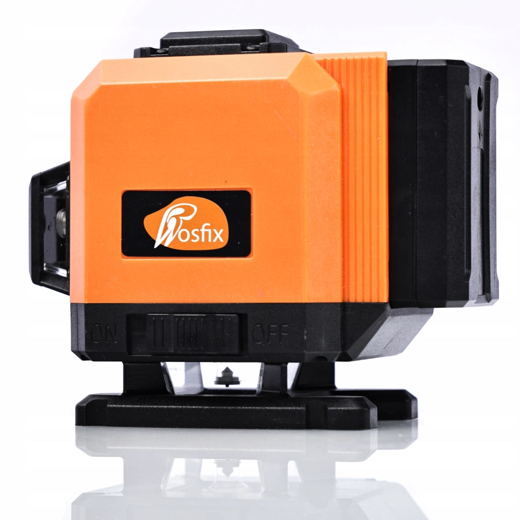 Livella Laser Rosfix Orange Tiger ROT12L – 12 Linee, Alta Precisione | Set Completo con Stativo, Batterie