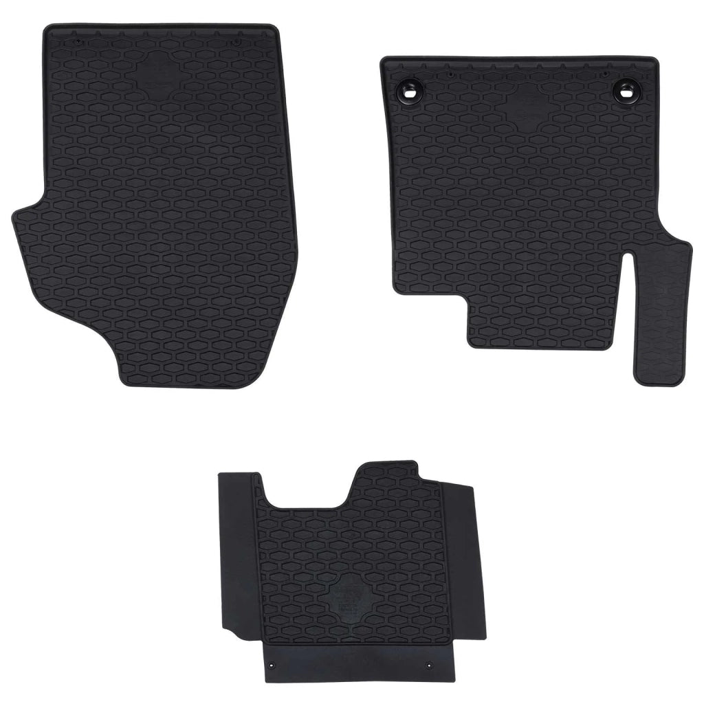 Tappetino per Auto 3 pz Nero Gomma CFW9166985