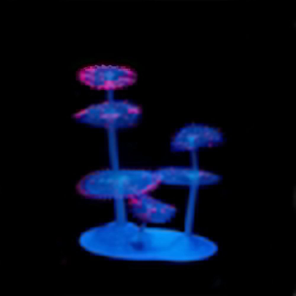 AQL Decor Fluo modello 09P cm11x7x15h - decorazione in silicone fluorescente