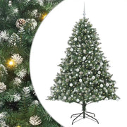 Albero di Natale | Decorazioni natalizie artificiale con 300 LED Verde 180 cm