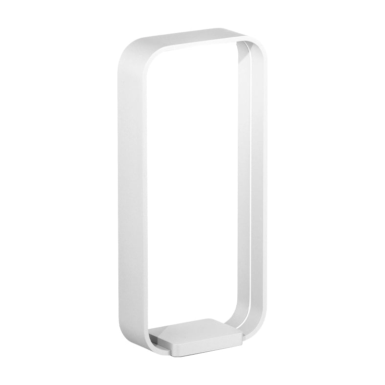 Klaus Lampada da Tavolo LED 8,5W 3000K IP40 con Accensione Touch in Alluminio Bianco - Design Minimalista - Rossini Group