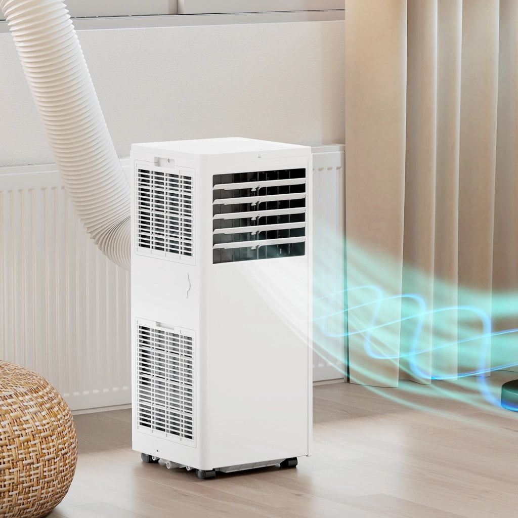 5000 BTU Portable AC, 4-in-1 Unit: Cooling, Dehumidifying, Fan, Sleep Mode