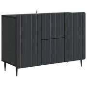 Credenza Nero 89 x 34,5 x 62 cm Legno ingegnerizzato
