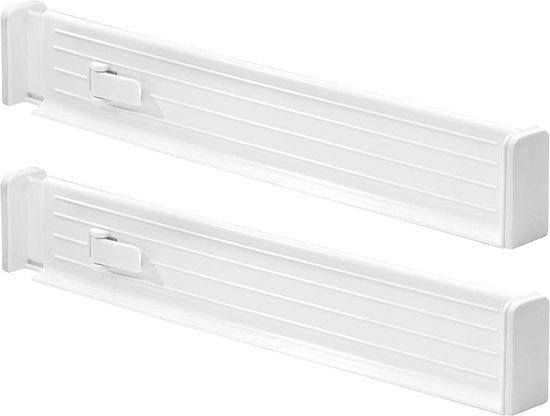 Organizzatore di carico per autoportante in plastica - set a due - bianco
