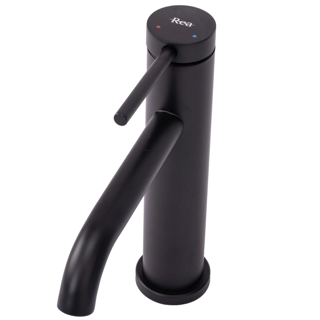 Rubinetto Da Lavabo Rea Clif Black Mat