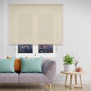 VIEWTEX Tenda a rullo Traslucida Basic Ivory 135 X 250cm - Made in Europe - 5 anni di Garanzia