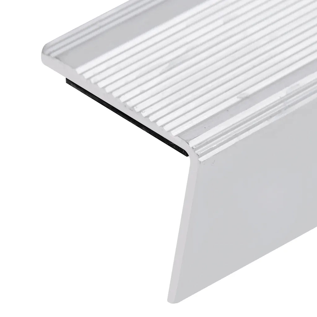 Profili a L per Gradini 15 pz in Alluminio 90 cm Argento CFW2087563