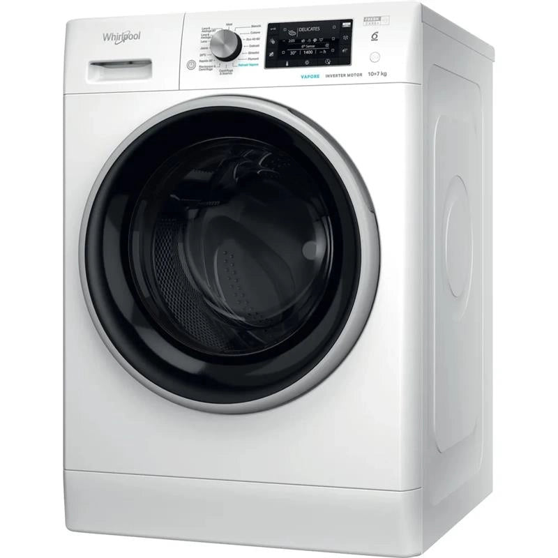 WHIRLPOOL FFWDD107625WBSIT LAVASCIUGA LIBERA INSTALLAZIONE  10/7 KG