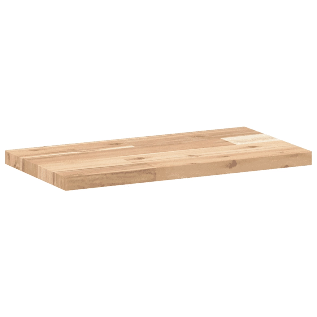 Mensole da Parete 2 pz 40x20x2 cm Legno Acacia Non Trattato 3279336