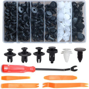 Trade Shop - Set 229pz Clip Di Fissaggio Auto Rivetti Plastica Strumento Rimozione Pannello -