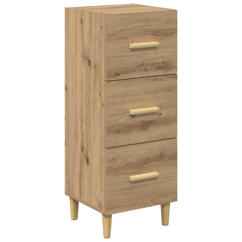 Credenza rovere artigianale 34.5 x 34 x 90 cm Legno multistrato