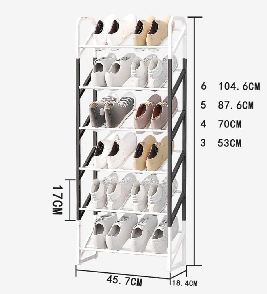 scarpiera Scarpiera Piccoli Mini Organizzatori di Scarpe, Scaffale per Scarpe Sottile Scarpiera Leggera Organizzatore di Stand per Scarpe per Ingresso Robusto e Stretto dell'armadio, Corridoio e
