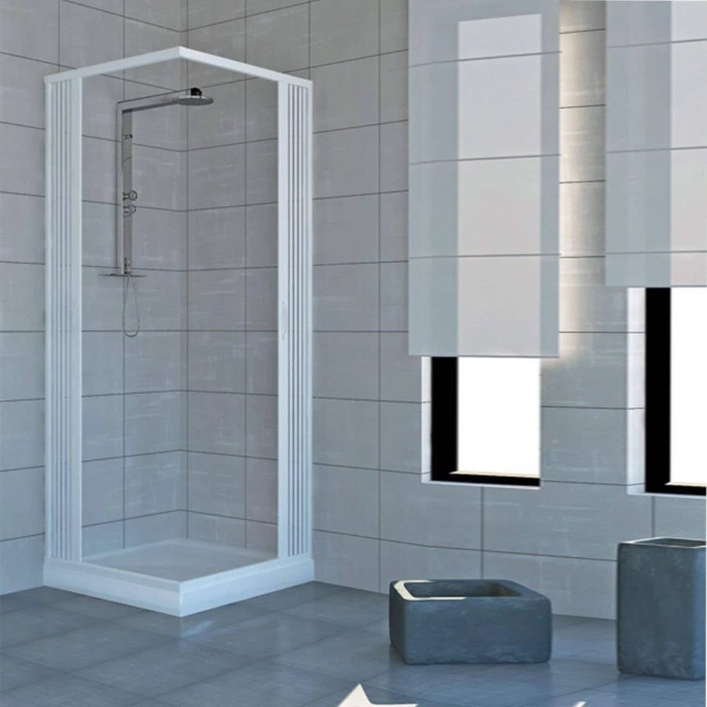 Box doccia Acquario 70x90cm a soffietto apertura angolare