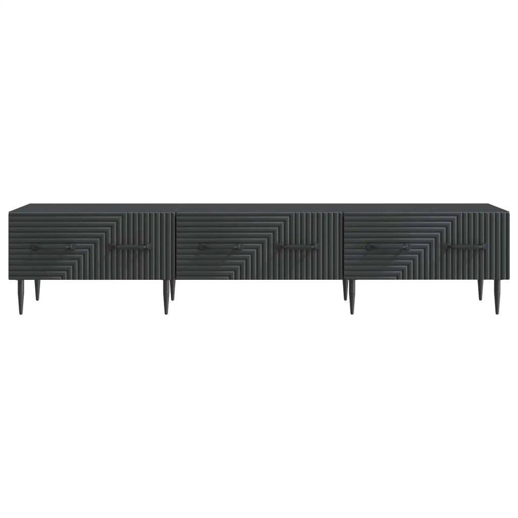 Mobile TV Nero 147 x 34,5 x 30 cm Legno ingegnerizzato 894936