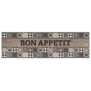 Tappeto da Cucina Grigio buon appetito 180 x 60 cm 42045723