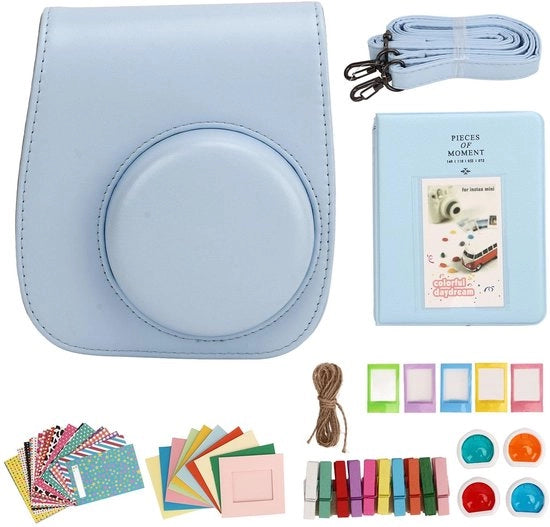 Accessori per fotocamera - Set inclusivo di Cover - Album - Stickers - Tavole per foto - Cornice in cartone - Filtri - Clip - Set per fotocamera istantanea