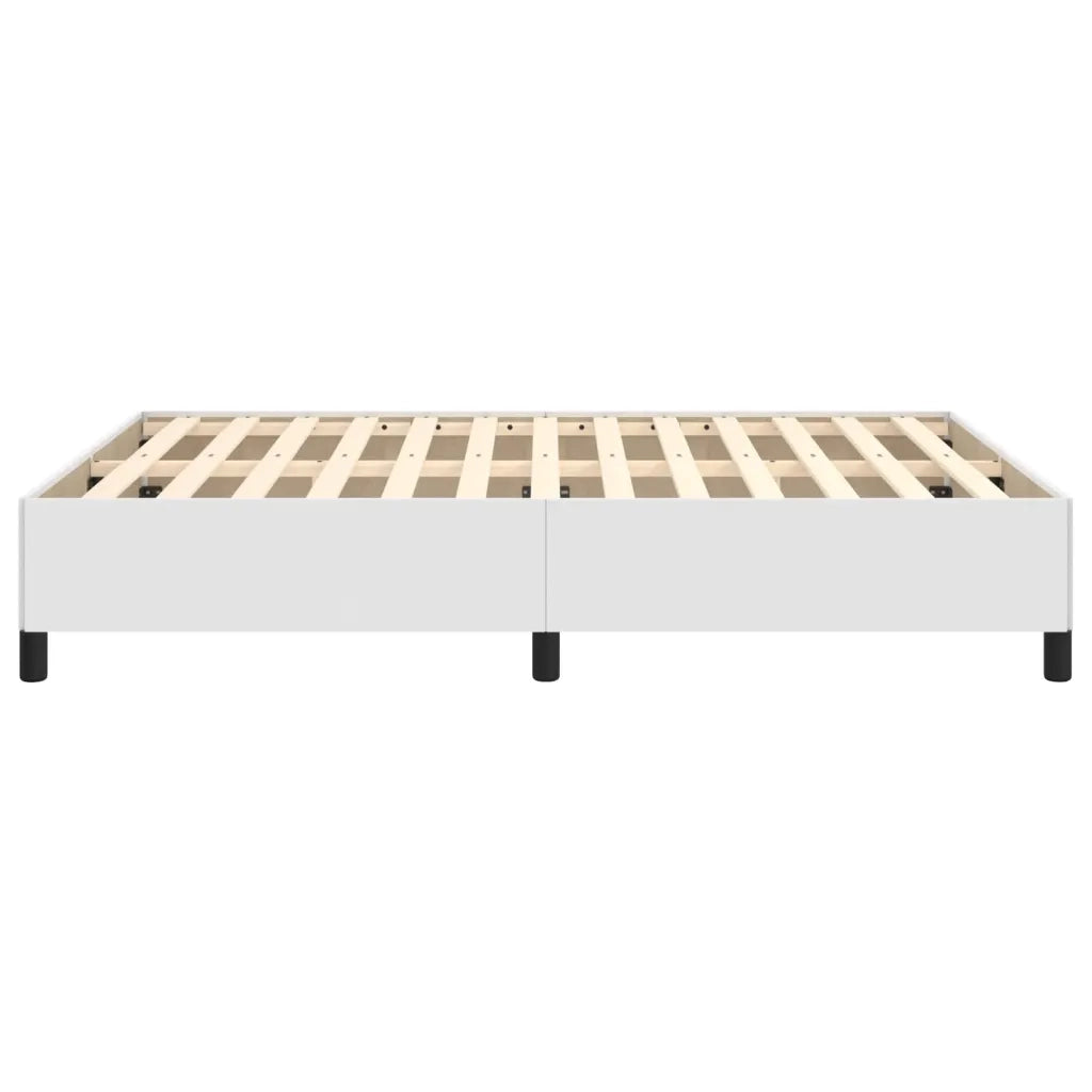 Giroletto-Struttura Letto Bianco 140x190 cm in Similpelle 434362
