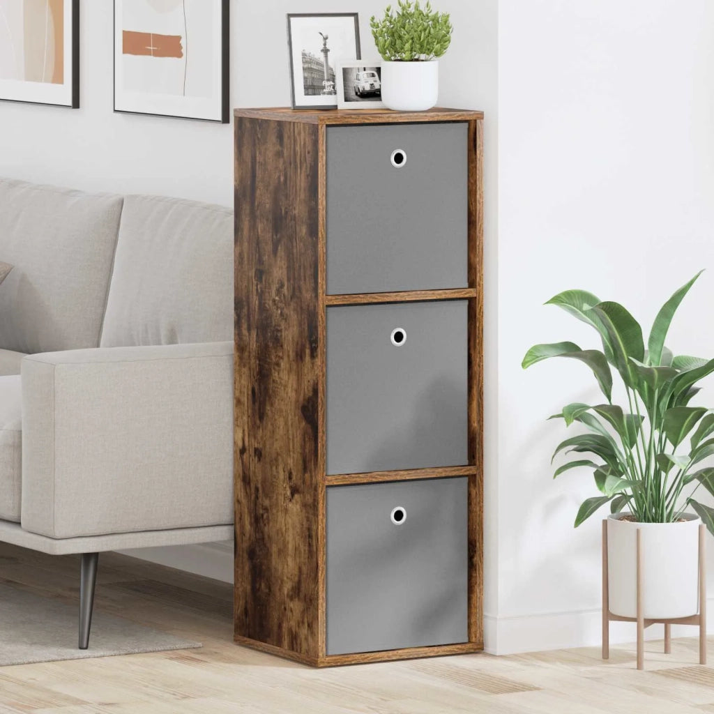 Credenza con cassetto Rovere fumé 35 x 32 x 99,5 cm