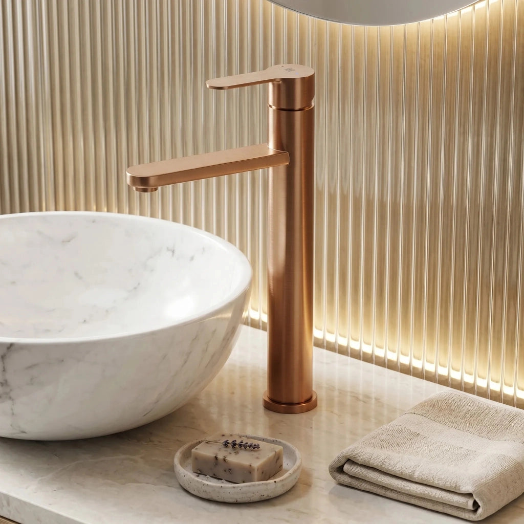 Rubinetto Da Bagno Rea Arcos Brush Copper