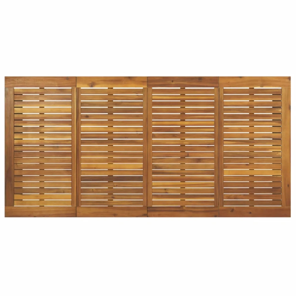 Tavolo Giardino con Gambe a U 200x90x75cm Legno Massello Acacia 319514