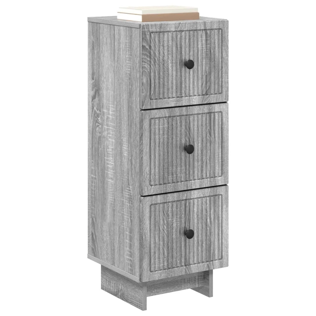 Mobile con Cassetti Grigio Sonoma 33 x 34,5 x 90 cm 893931