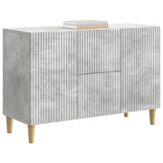Credenza | Madia | Buffet da pranzo | Armadio da pranzo Grigio Cemento 89 x 34,5 x 60 cm Legno ingegnerizzato