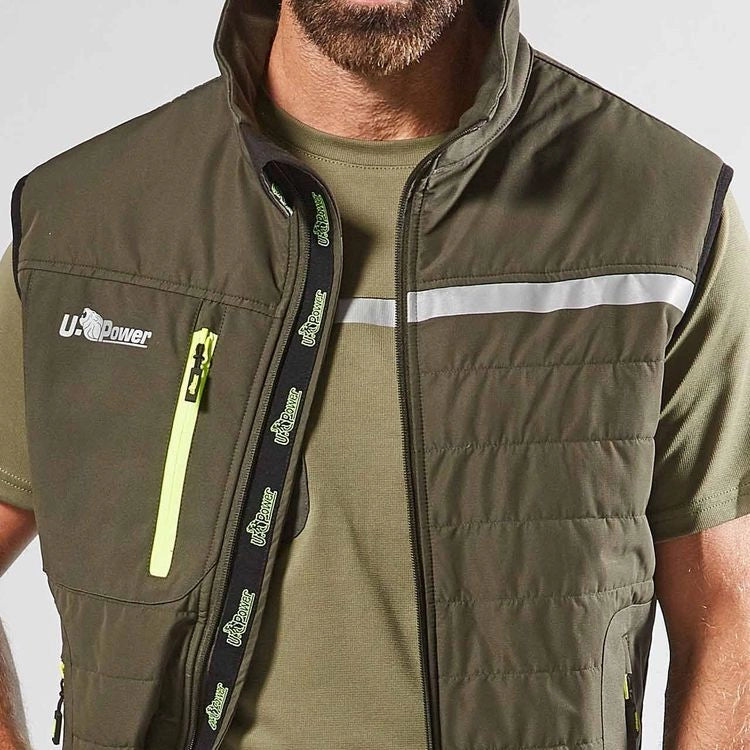 Gilet Upower Wall Taglia Xxl Dark Green