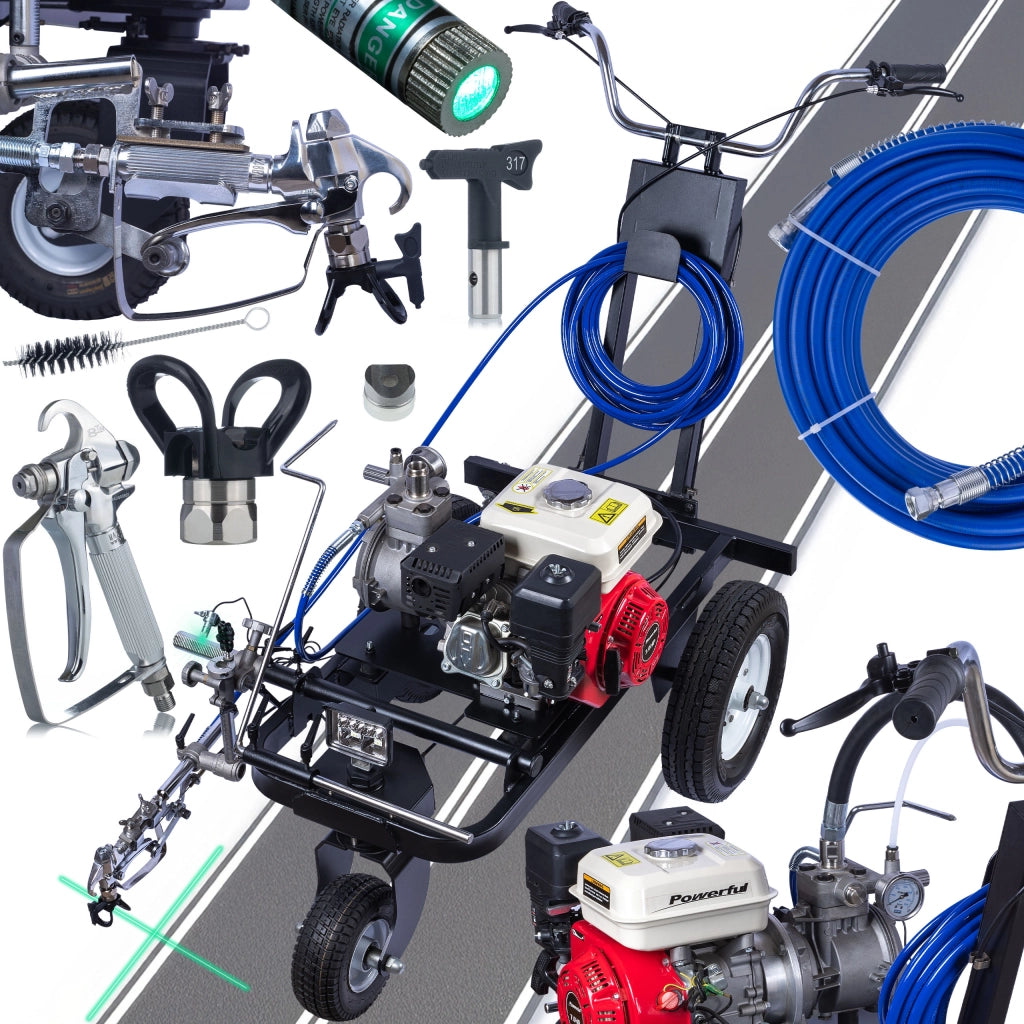 Traccialinee Stradale Zenthril Line Pro – Motore 6.5P, 22.8 MPa, 2.8 L/min | Precisione e Durata