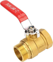Valvola a sfere Regolatore Manubrio in ottone Tubo - 1 pollice BSP DN25 - Flessibile maschile e femminile - Valvola di scarico - Valvola di scarico del serbatoio