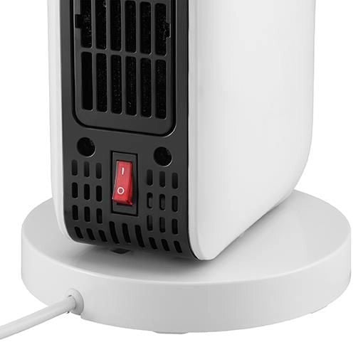 Unold 86430 stufetta elettrica Interno Nero, Bianco 2000 W Riscaldatore ambiente elettrico con ventilatore