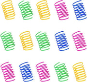 100 pezzi di spire plastic colorate per gatti e gattini (colore casuale)