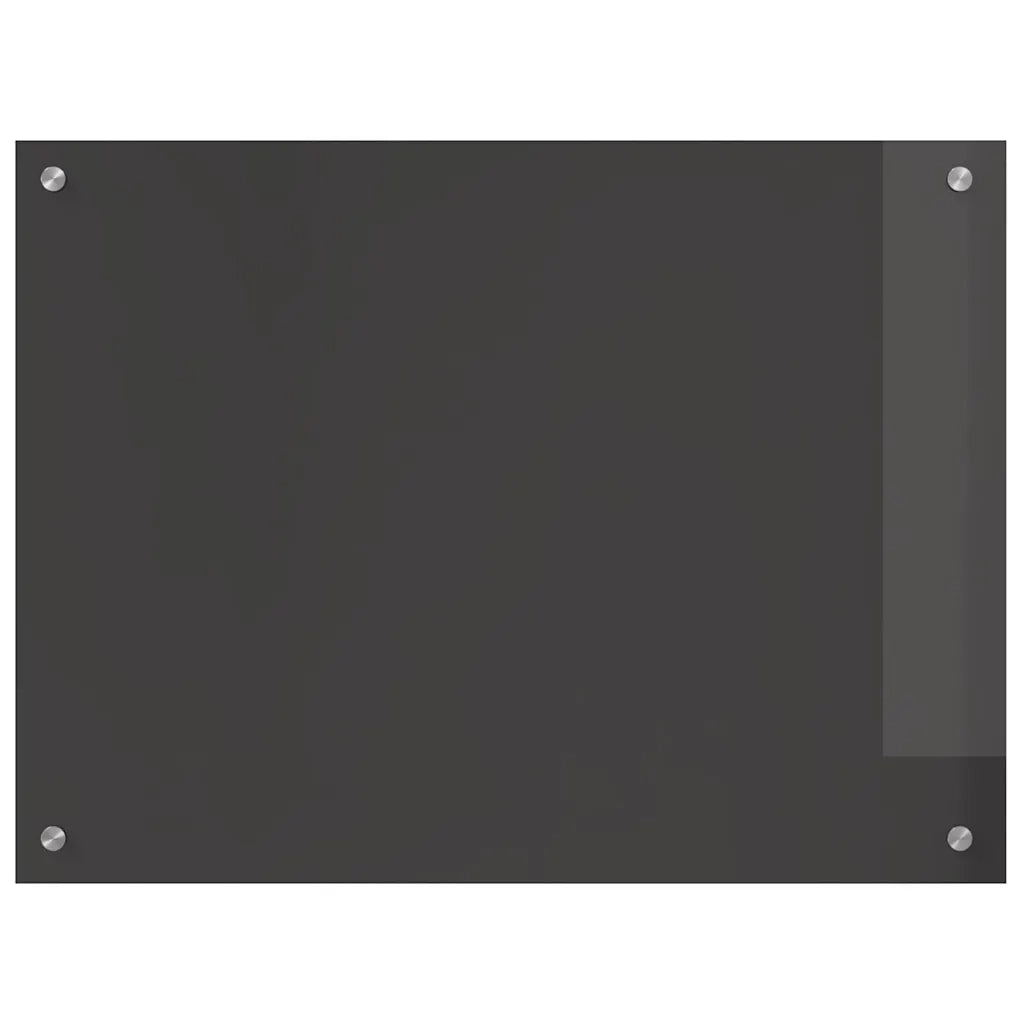 Schienale da cucina Grigio scuro 80 x 60 cm vetro temperato 42001243