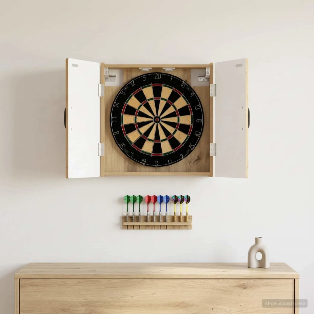 Armadio per Dartboard HOORN Rovere Artigianale 897334